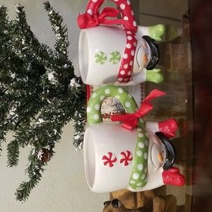 Christmas Snowmen Mugs